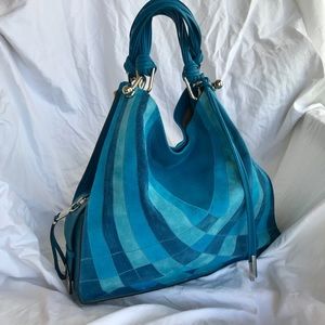 Stuart Weitzman three compartment sh bag.